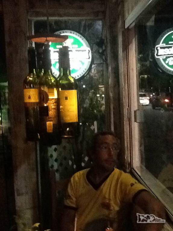 Em restaurante na Lagoa da Conceição, em Florianópolis, capital de Santa Catarina